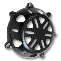 100% Carbon Ducati Dry Clutch Cover Plain Gloss With Holes