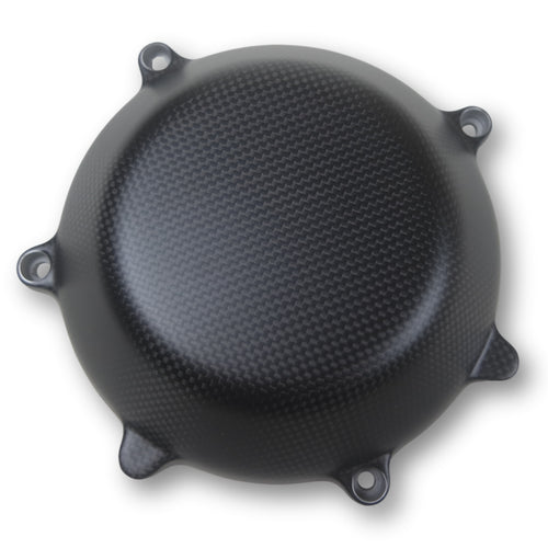 Carbon Ducati Dry Clutch Cover Plain Satin