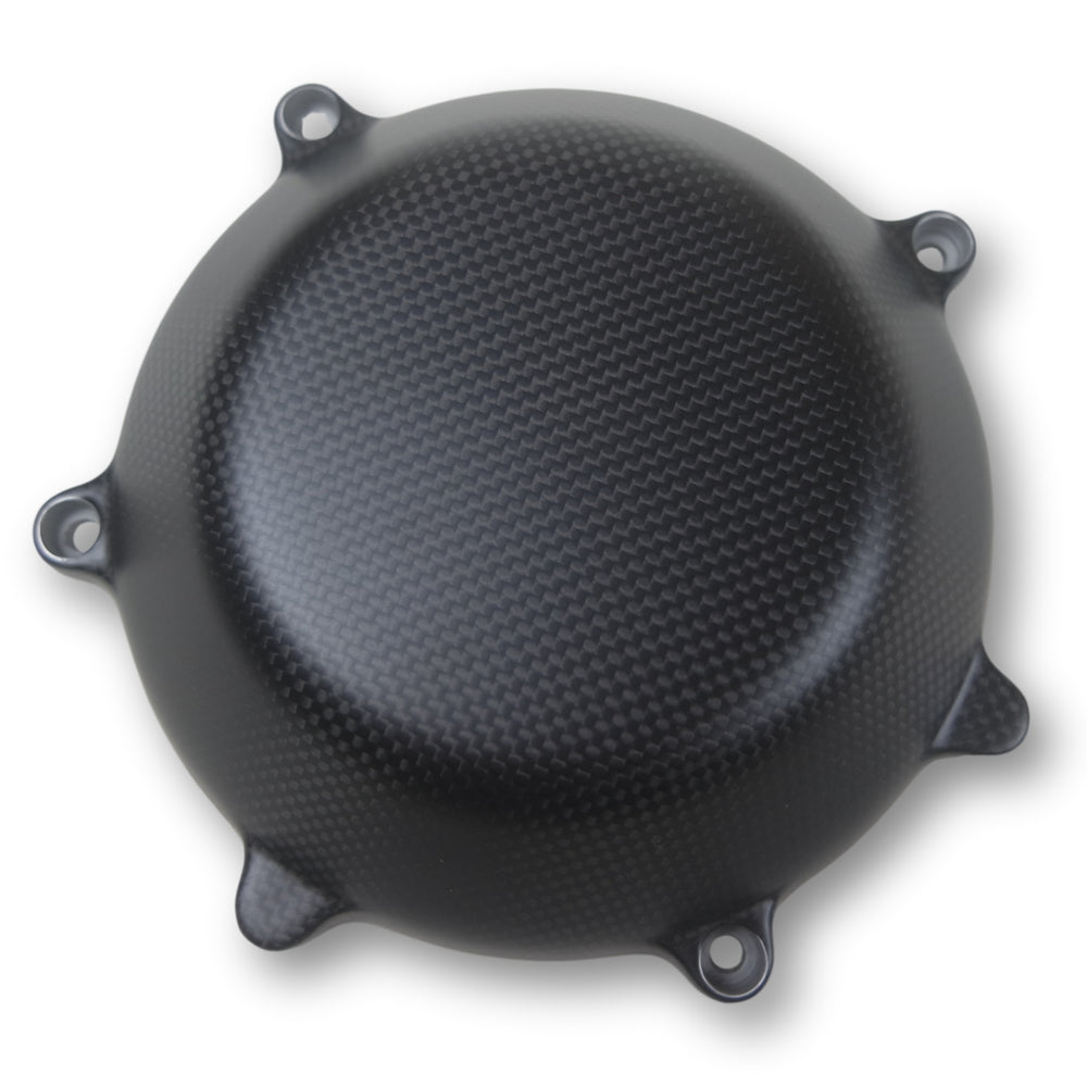 Carbon Ducati Dry Clutch Cover Plain Satin