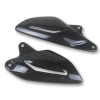 
              100% Carbon Heel Plates Triumph 675 Street Triple 13-16 Twill Gloss
            