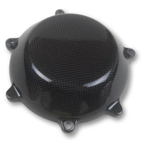 Carbon Ducati Dry Clutch Cover Plain Gloss