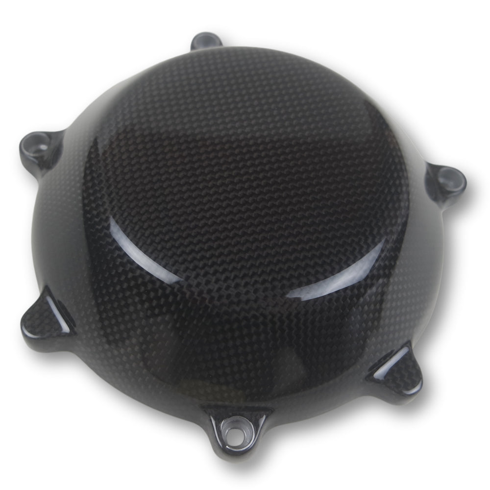 Carbon Ducati Dry Clutch Cover Plain Gloss