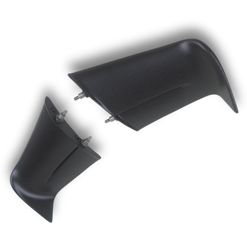 00% Carbon Wings Winglets x 2 Ducati Panigale V4 22-24 Plain Satin