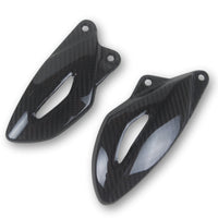 
              Carbon Heel Plates Triumph 675 Street Triple 06-12 Twill Gloss
            