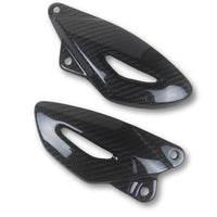 
              Carbon Heel Plates Triumph 675 Street Triple 06-12 Twill Gloss
            